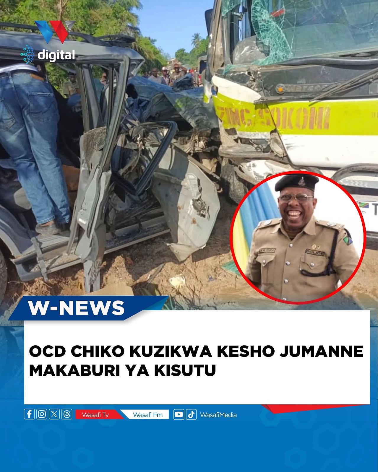 OCD Chiko Kuzikwa Kesho Katika Makaburi ya Kisutu
