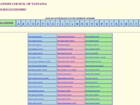 matokeo ya kidato cha sita 2025